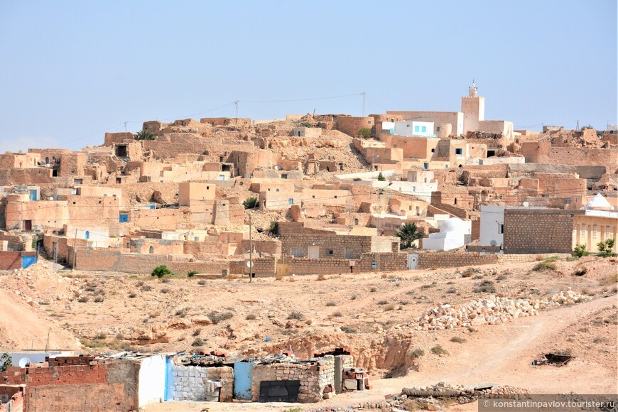 Тунис. Рассвет в пустыне Сахара  