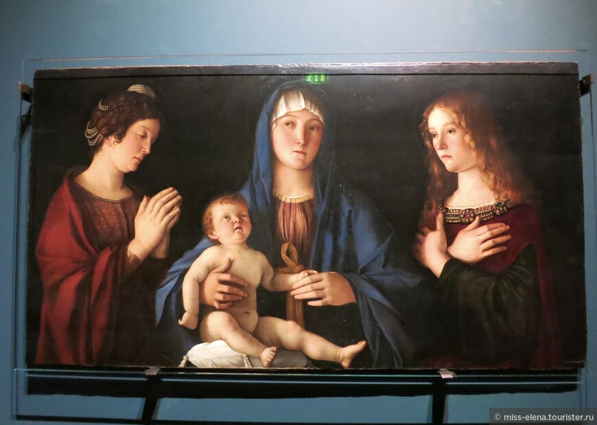 Джованни Беллини Мадонна с младенцем, Св.Екатериной и Св.Магдалиной