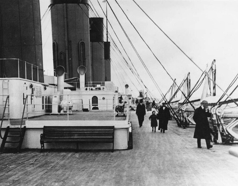 Редкие фото «Титаника», сделанные незадолго до его крушения