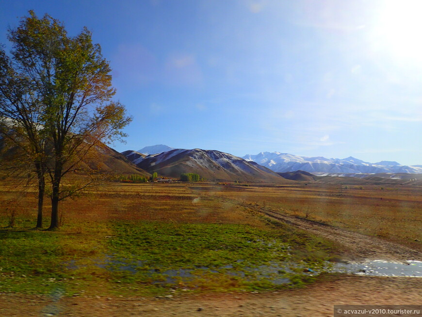 Трудная, но живописная дорога через перевал из Таласа в Бишкек
