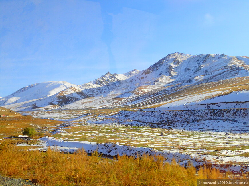 Трудная, но живописная дорога через перевал из Таласа в Бишкек
