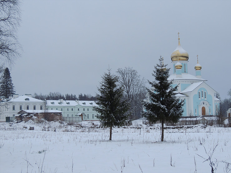 Благовещенский собор. Никандрова пустынь. Псковская область.