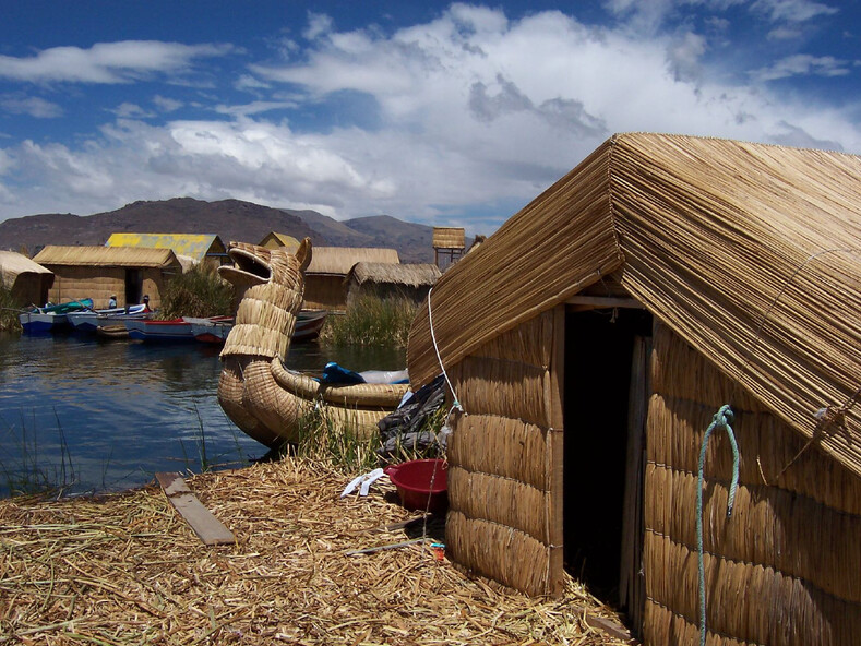 Дома, лодки, школа — все из растений: племя живет на островках, сплетенных из тростника (фото на грани фантастики)