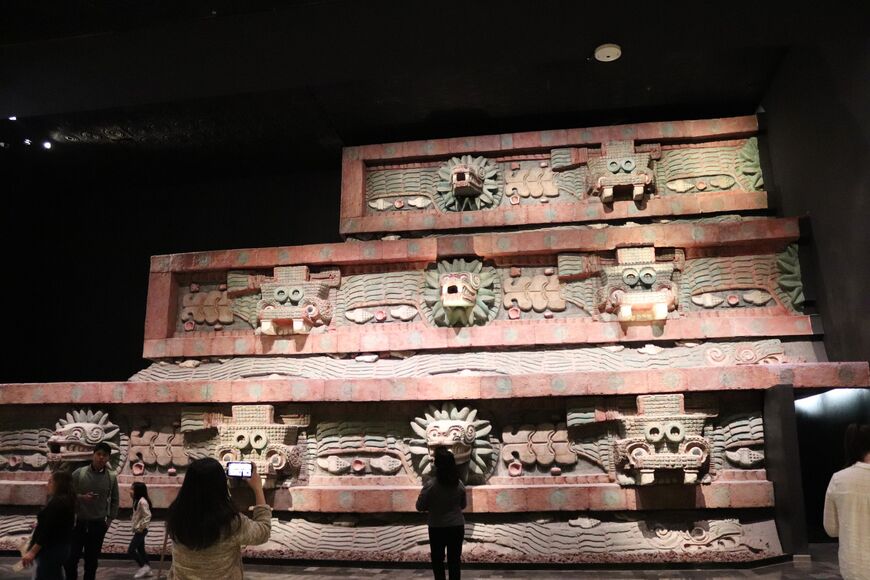 Экспозиция музея культуры Теотиуакана