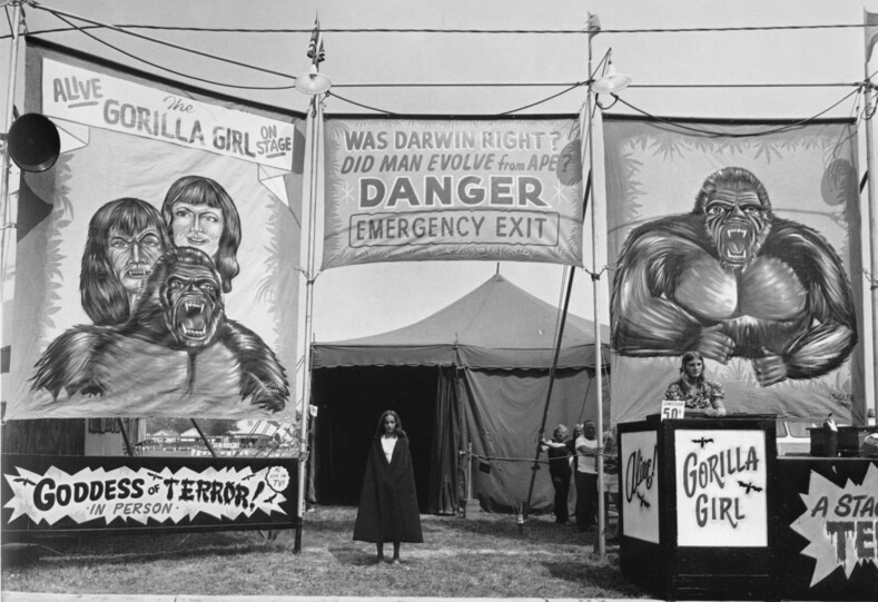 Бродячие американские цирки XX века: от чего зрители часто падали в обморок? (фото, как кадры из хоррора)
