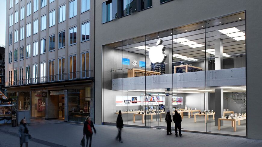 Фирменный магазин Apple<br/> в Мюнхене