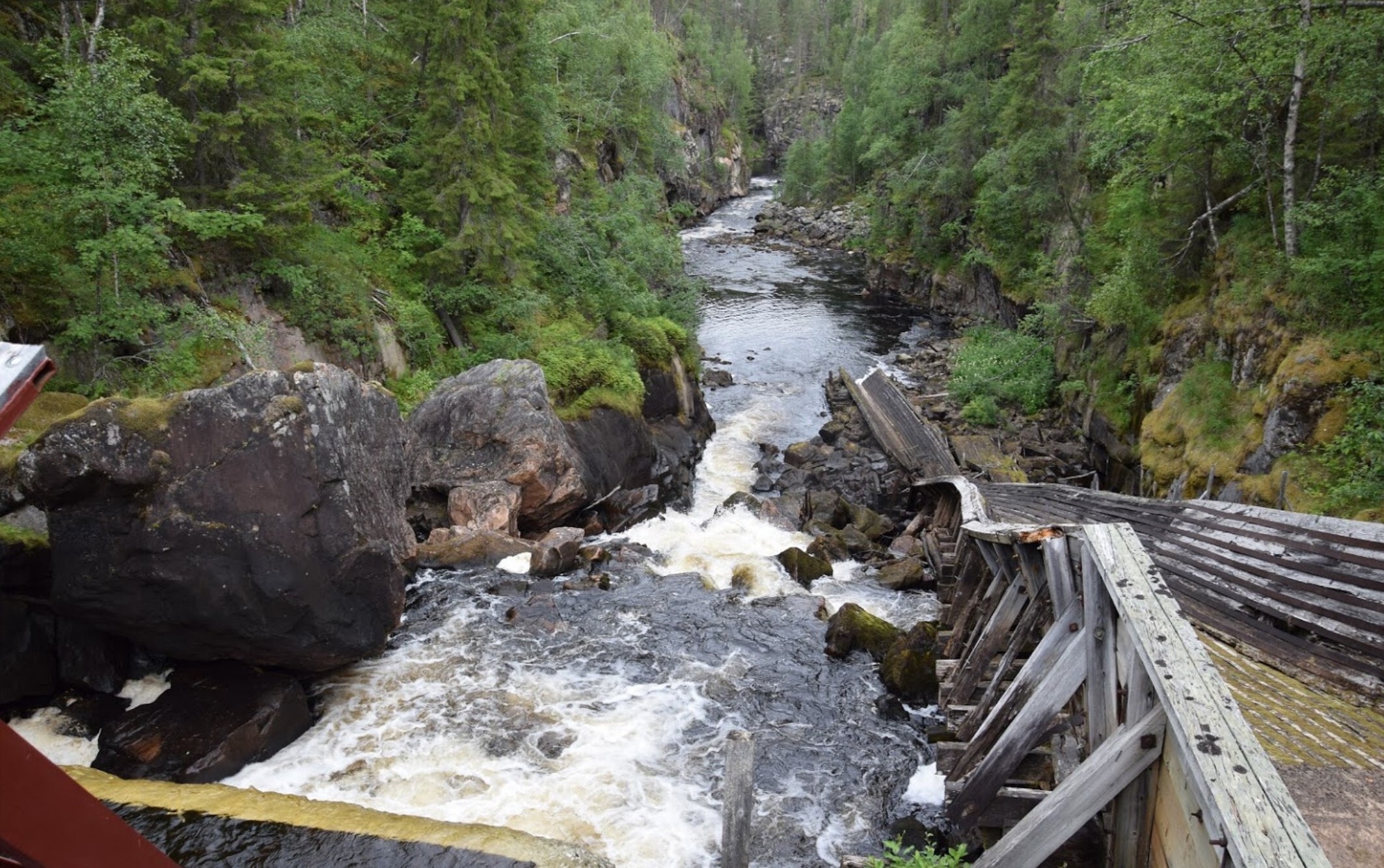Финские водопады. Водопад Ауттикенгяс.