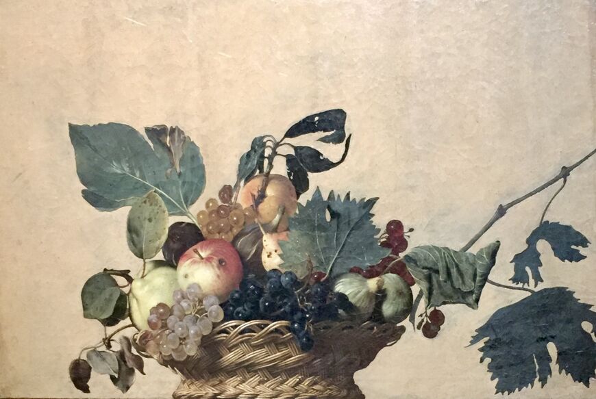 Картина Караваджо «Ваза с фруктами» в Пинакотеке Амброзиана