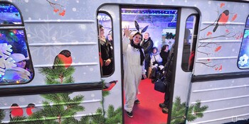 В новогоднюю ночь проезд в транспорте Москвы будет бесплатным