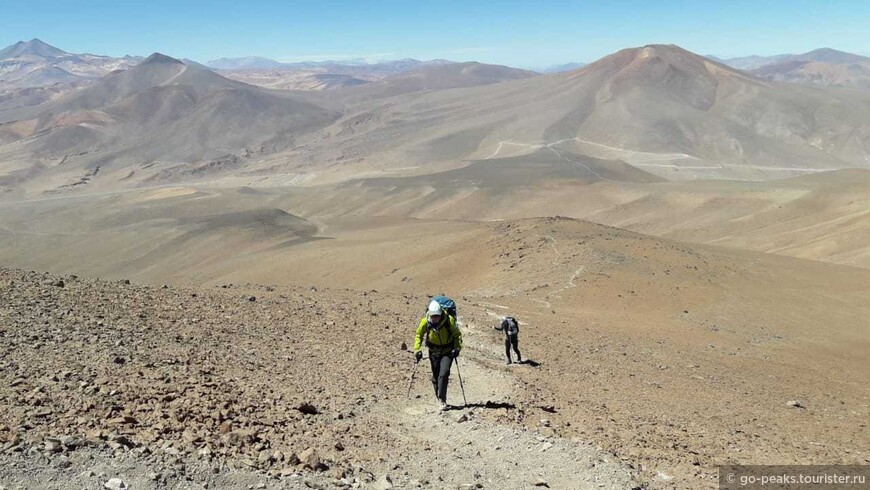 Чили 2019: Восхождение на вулкан Охос-дель-Саладо (6893 м.)