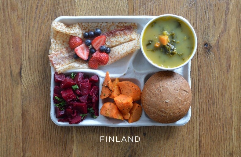 Что едят школьники со всего мира? 11 примеров школьных обедов из разных стран