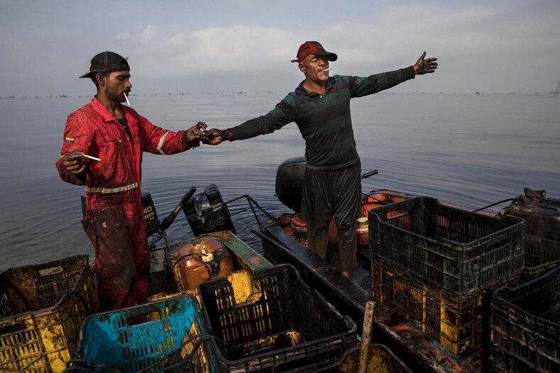 Есть ли жизнь после нефти: как живут и ловят рыбу местные жители на загрязненном озере в Венесуэле