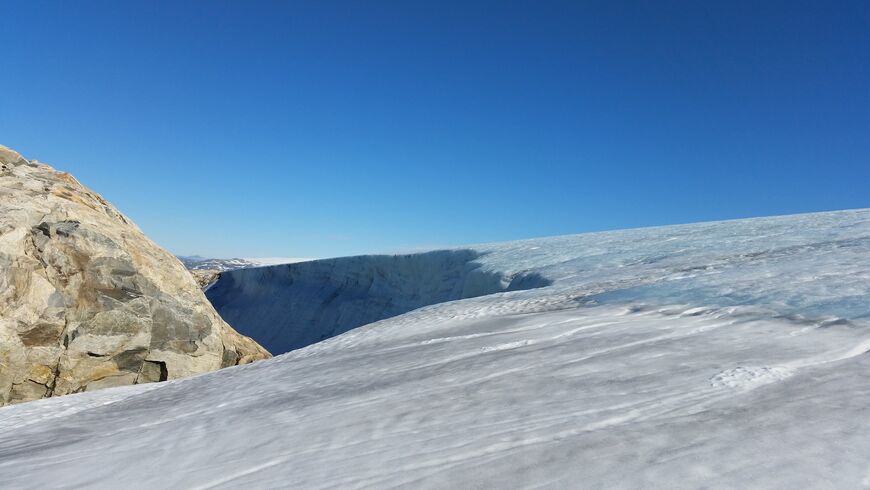 На вершине ледника Фолгефонна
