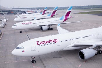 Лоукостер Eurowings отменяет рейсы на Новый год из-за забастовки 