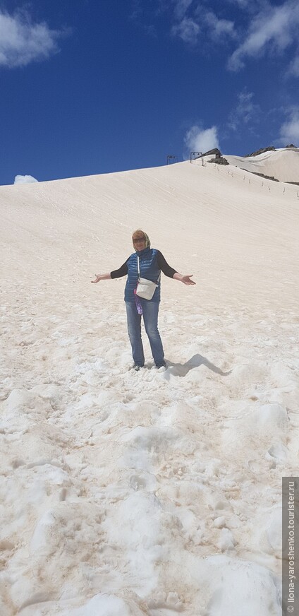 Мама, снег и песок из Сахары