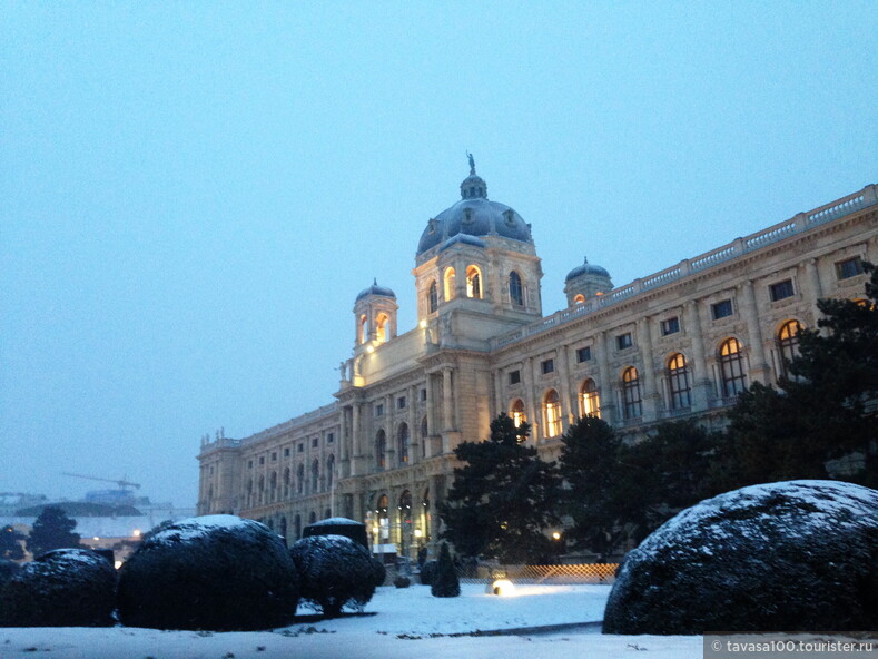 В Вене идёт снег
