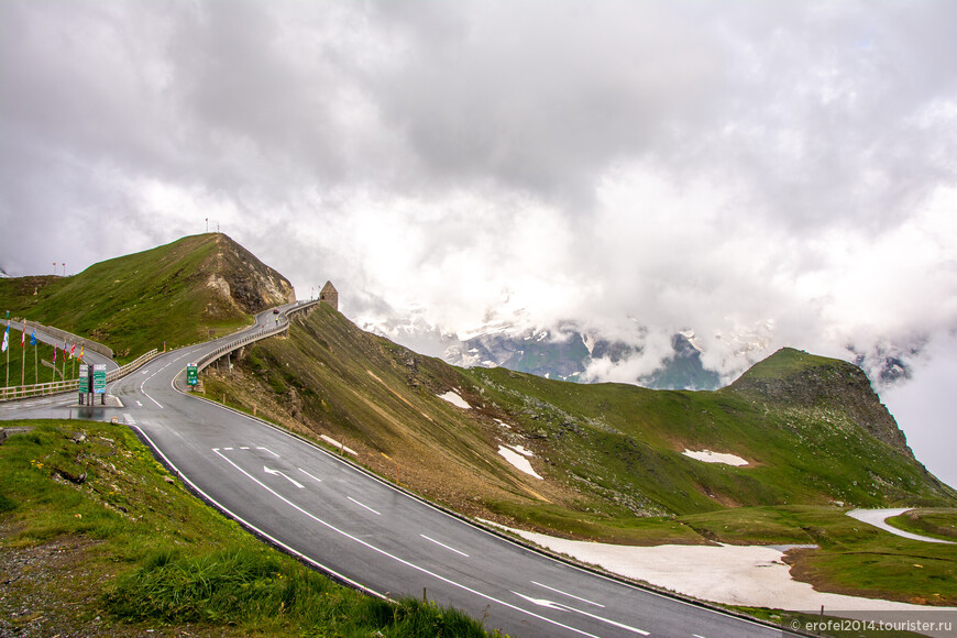 Большое путешествие по Австрии и не только. День 8. Снежный июльский день сурка на панорамном высокогорном шоссе Гроссглокнерштрассе.