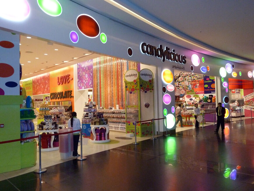 Магазин сладостей «Candylicious» в ТРЦ «Dubai Mall»