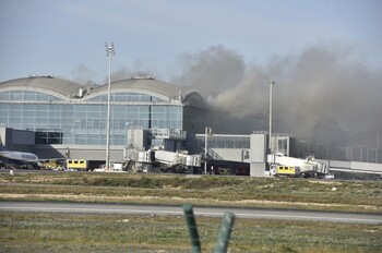 В аэропорту Аликанте произошел пожар