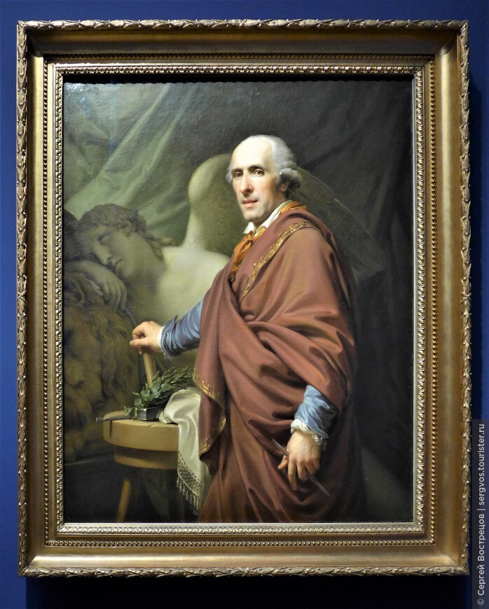 Портрет Антонио Кановы. Жан Баптист Лампи Младший, 1806