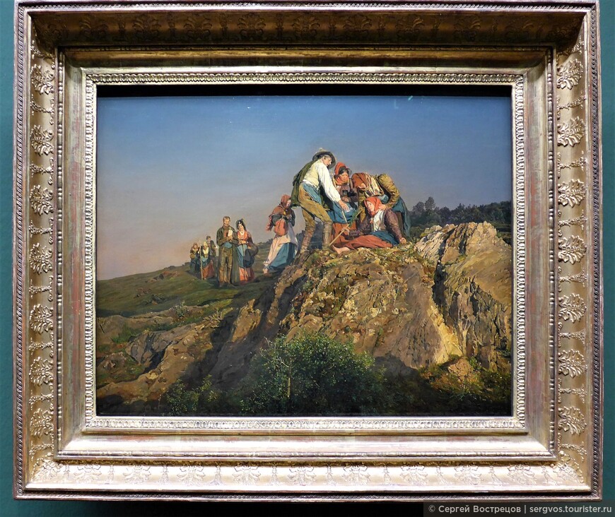 Прерванное паломничество. Фердинанд Георг Вальдмюллер, 1853