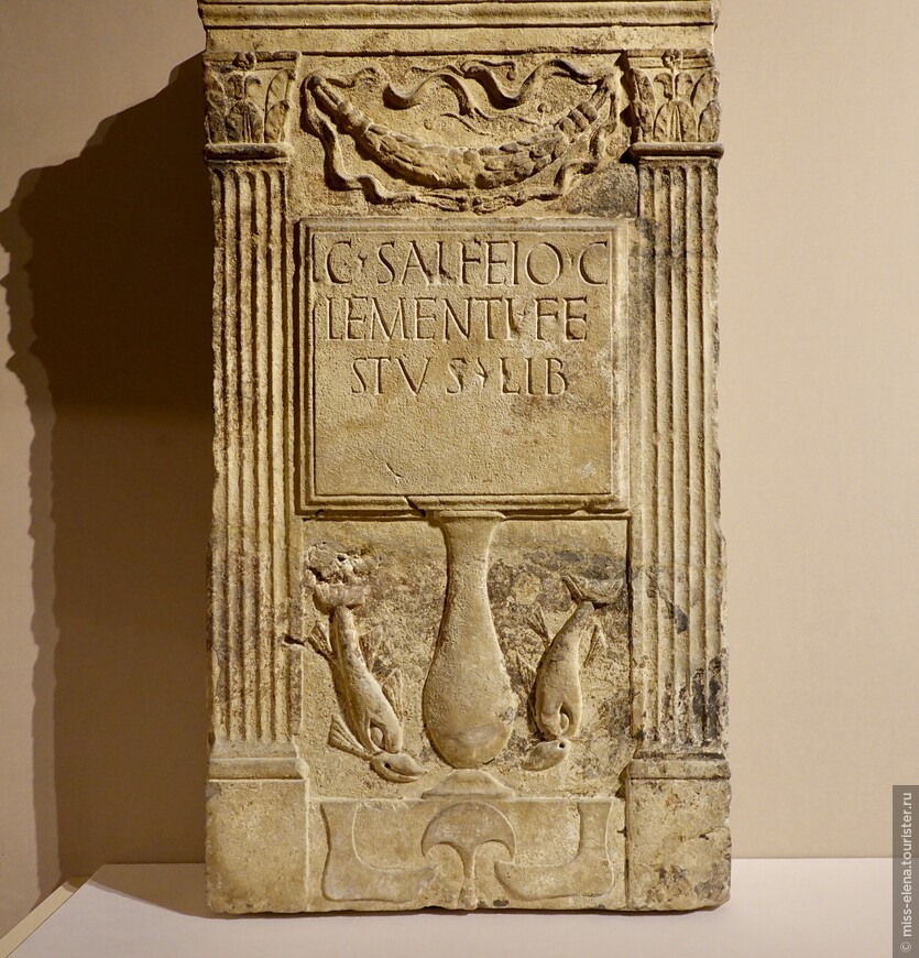 Погребальная стела 1-го в.н.э. Археологический музей Флоренции