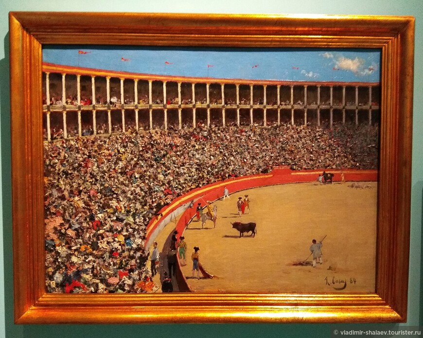 Рамон Казас. Арена для боя быков. Барселона. (1884 г.)