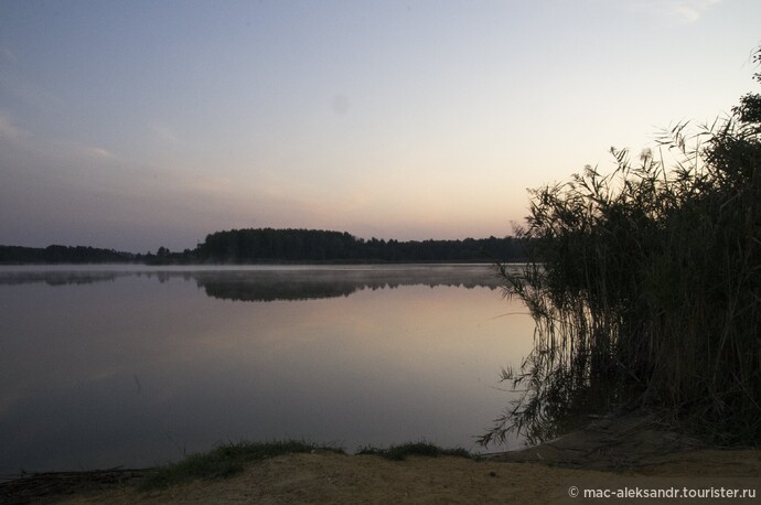 Озеро вблизи города Валки Харьковской области
