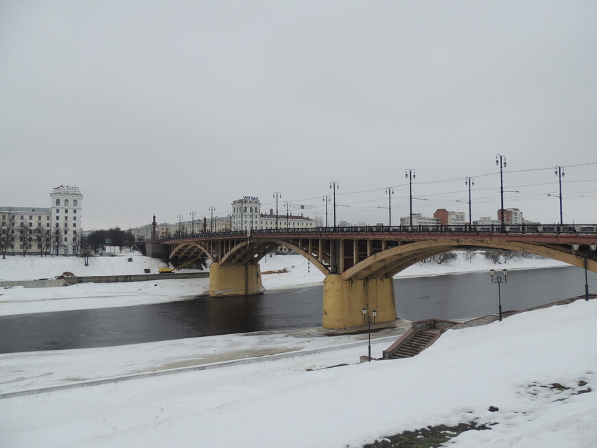 Мост через реку Западная Двина.