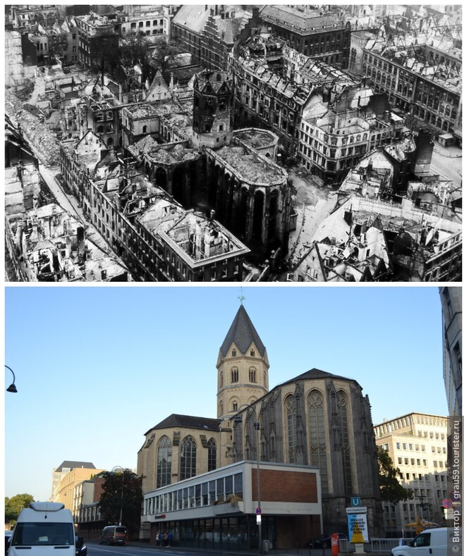 Кёльнский собор и бомбёжки Кёльна во Второй Мировой войне