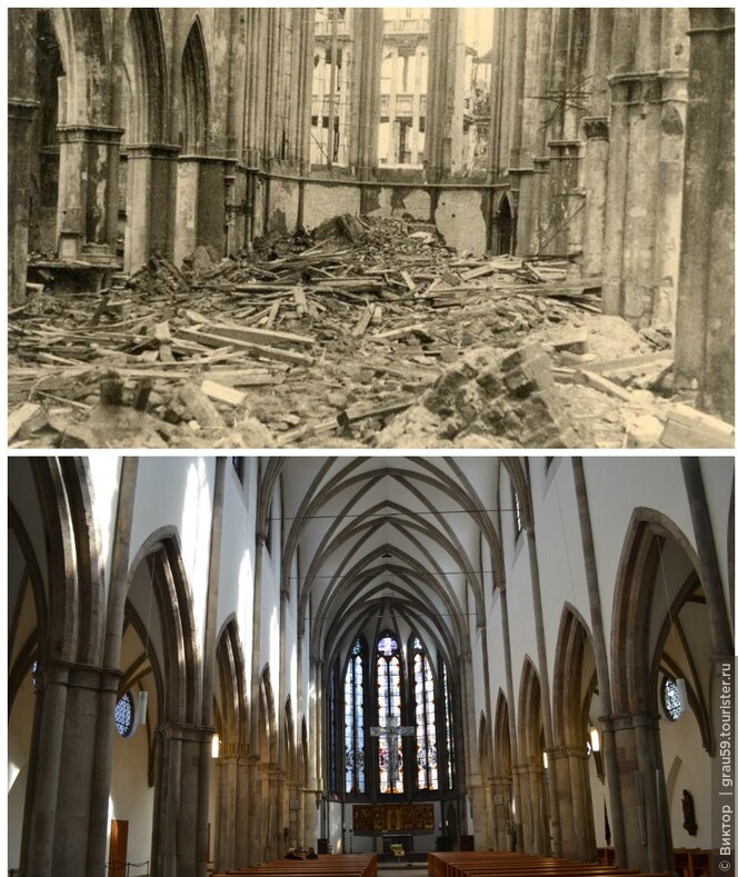 Кёльнский собор и бомбёжки Кёльна во Второй Мировой войне
