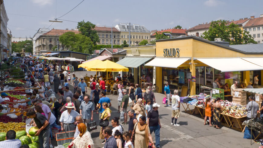 Рынок Брунненмаркт (Brunnenmarkt)