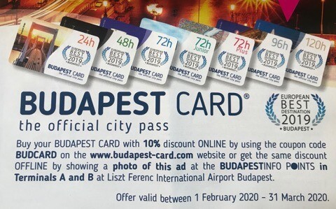 Будапешт по максимуму, за 33 Евро за 2 полных дня
