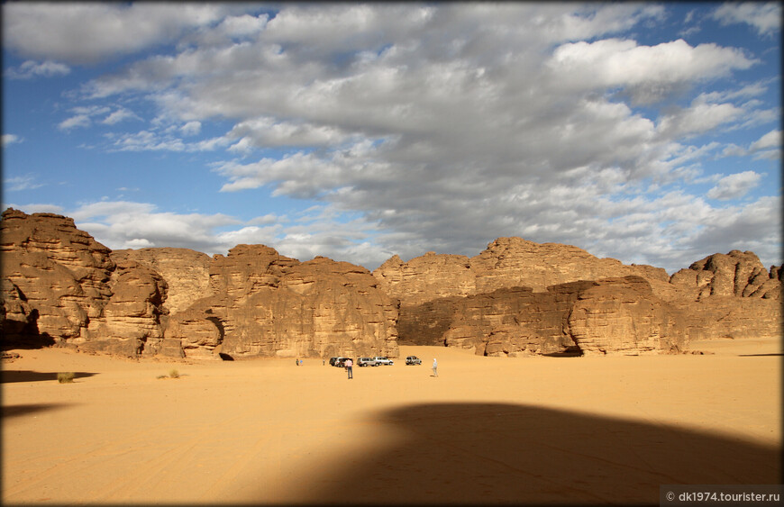 Алжирская Сахара, день пятый — прощальный закат в пустыне 