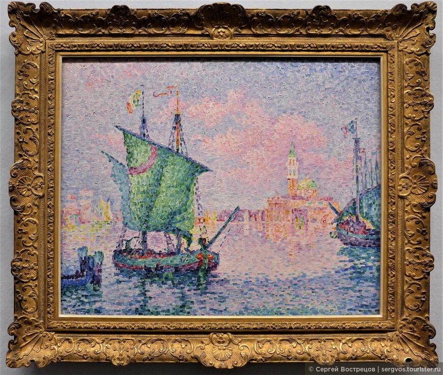 Венеция, розовое облако.
Поль Синьяк, 1909.
Альбертина, коллекция Батлинер
