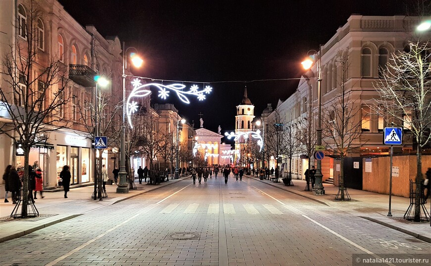 Дневные и вечерние наряды новогоднего Вильнюса