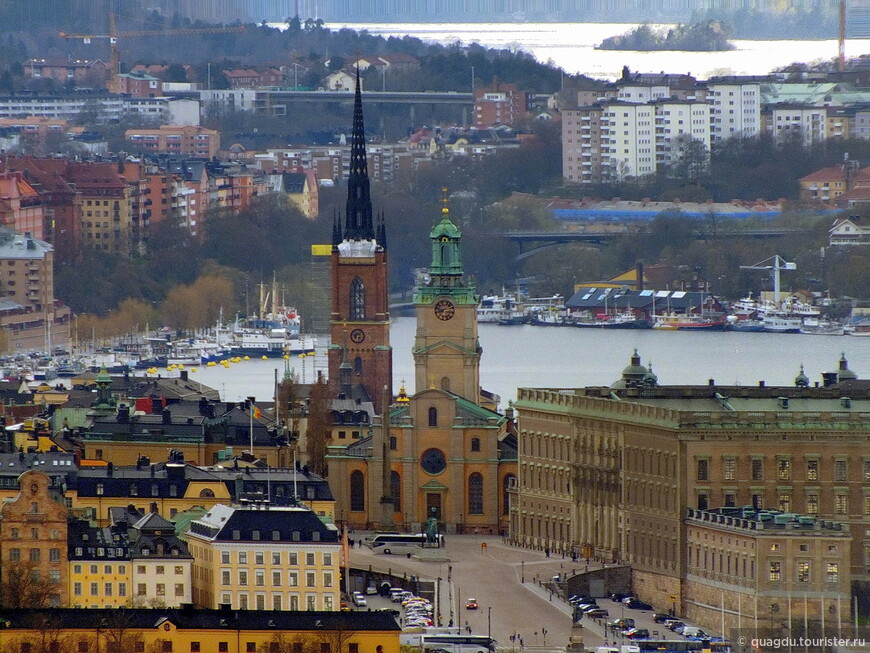 Обзор Стокгольма с вершины телебашни Какнэс