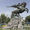 Памятник Давид Сасунский на привокзальной площади