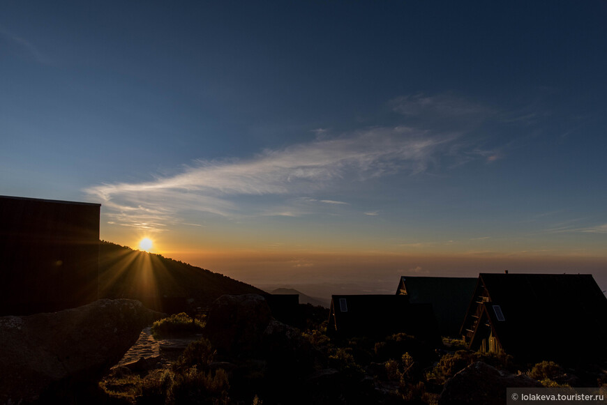 Килиманджаро, там, где облака сливаются со снегом