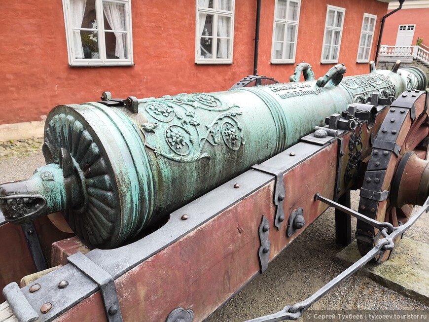 Русские пушки в шведском замке Грипсхольм