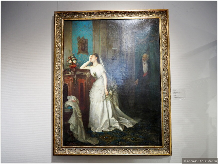 Ф.С. Журавлев «После венчания», 1880 Авторское повторение картины от 1874 г. из Тамбовской галереи