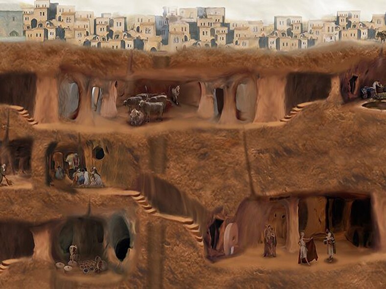 Деринкую – крупнейший подземный город, доступный для туриста
