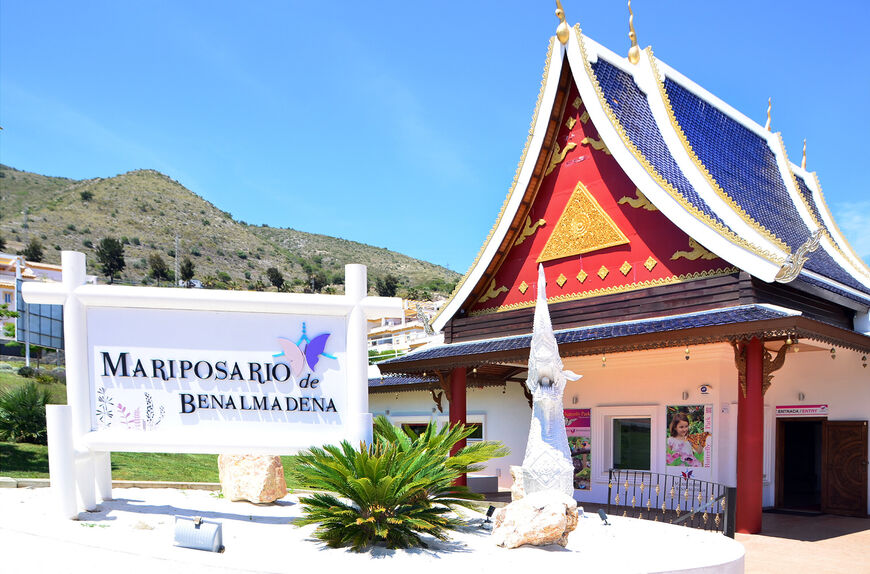Именно в «тибетском храме» и расположился Парк бабочек