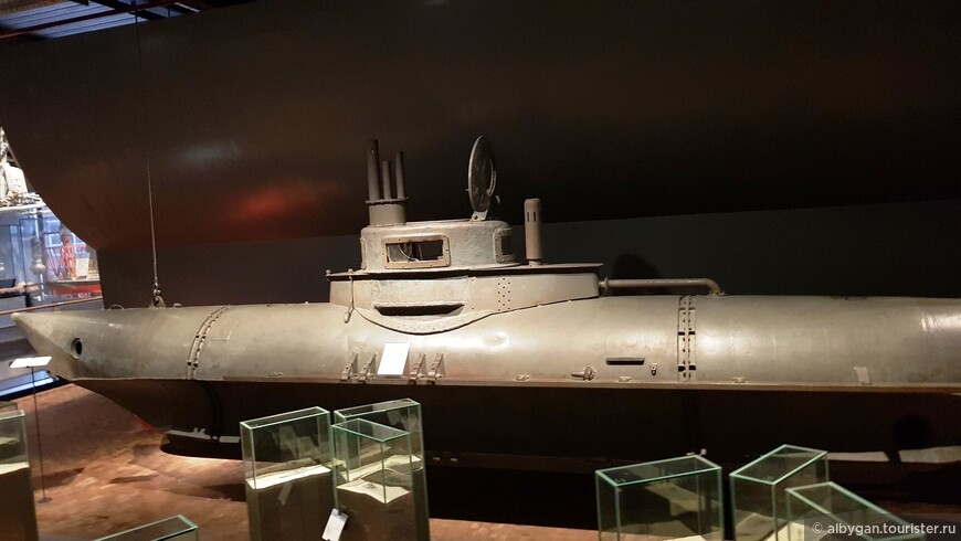 Немецкая подводная лодка времен Первой мировой войны