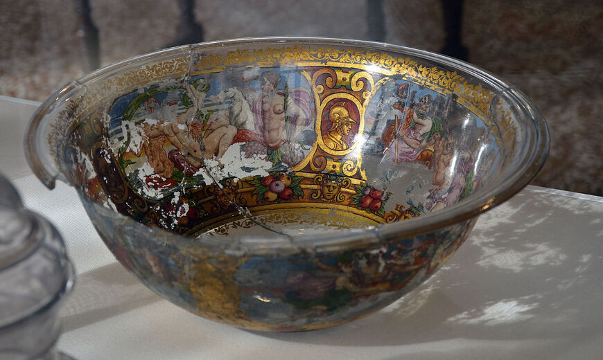 Хрустальная чаша, вторая половина 16 века
