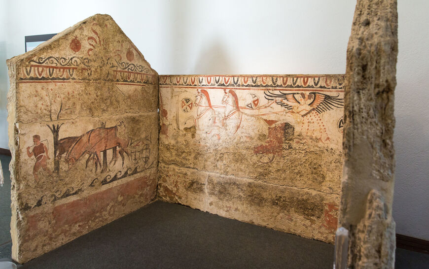 Экспонат археологического музея Пестума