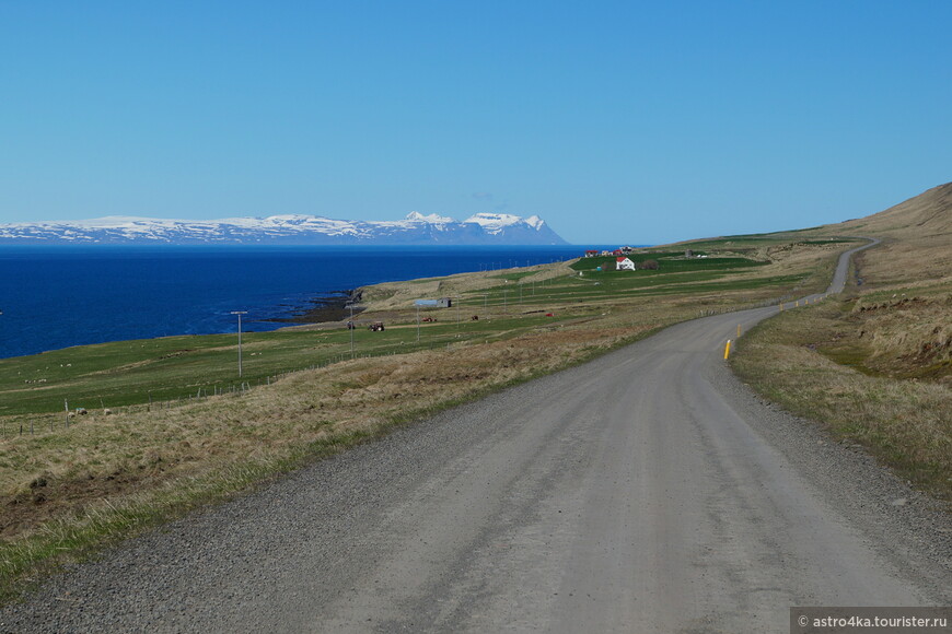 Грунтовая дорога 711 вокруг полуострова Vatnsnes.