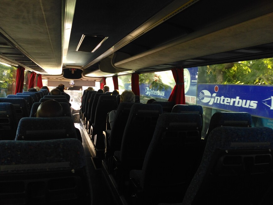 в рейсовом автобусе до Катании