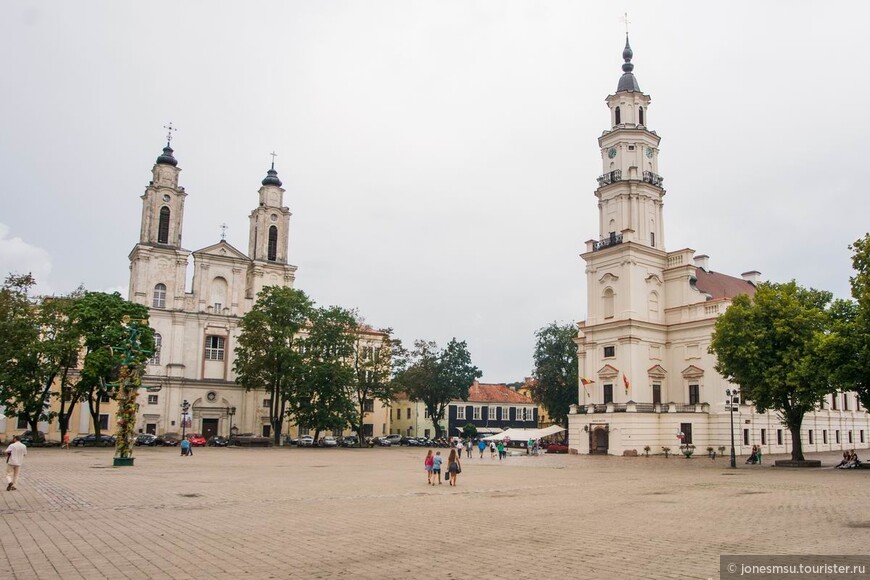 Центральная площадь исторической части Каунаса