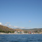 Пляж автокемпинга в пос. Рыбачье в Крыму